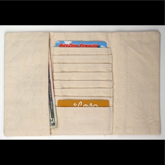 Nautical wallet trifold ship on sea men's for him - Picture 4 of 5